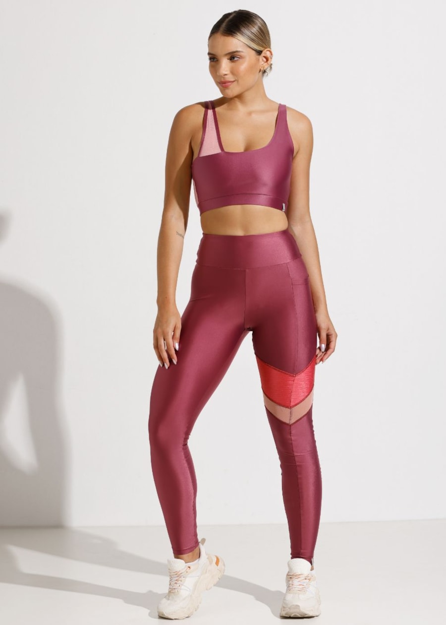 TOP SPEED ROSA COM ALÇAS ASSIMÉTRICAS