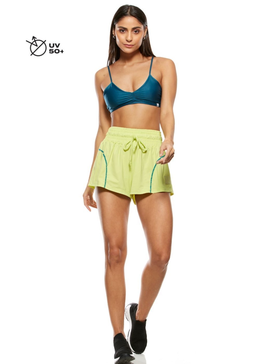 TOP SUN VERDE PETRÓLEO COM ALÇAS FINAS E BOJO REMOVÍVEL