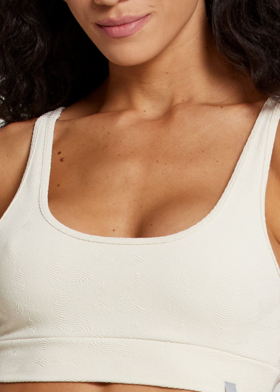 TOP TEXTURA MOOD JQ OFF WHITE COM BOJO REMOVÍVEL