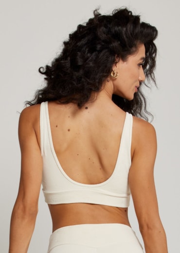 TOP TEXTURA MOOD JQ OFF WHITE COM BOJO REMOVÍVEL