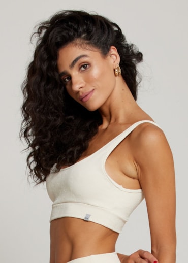 TOP TEXTURA MOOD JQ OFF WHITE COM BOJO REMOVÍVEL