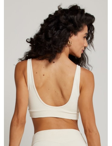 TOP TEXTURA MOOD JQ OFF WHITE COM BOJO REMOVÍVEL