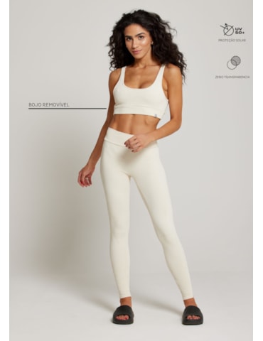 TOP TEXTURA MOOD JQ OFF WHITE COM BOJO REMOVÍVEL