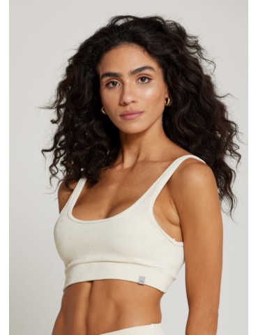 TOP TEXTURA MOOD JQ OFF WHITE COM BOJO REMOVÍVEL