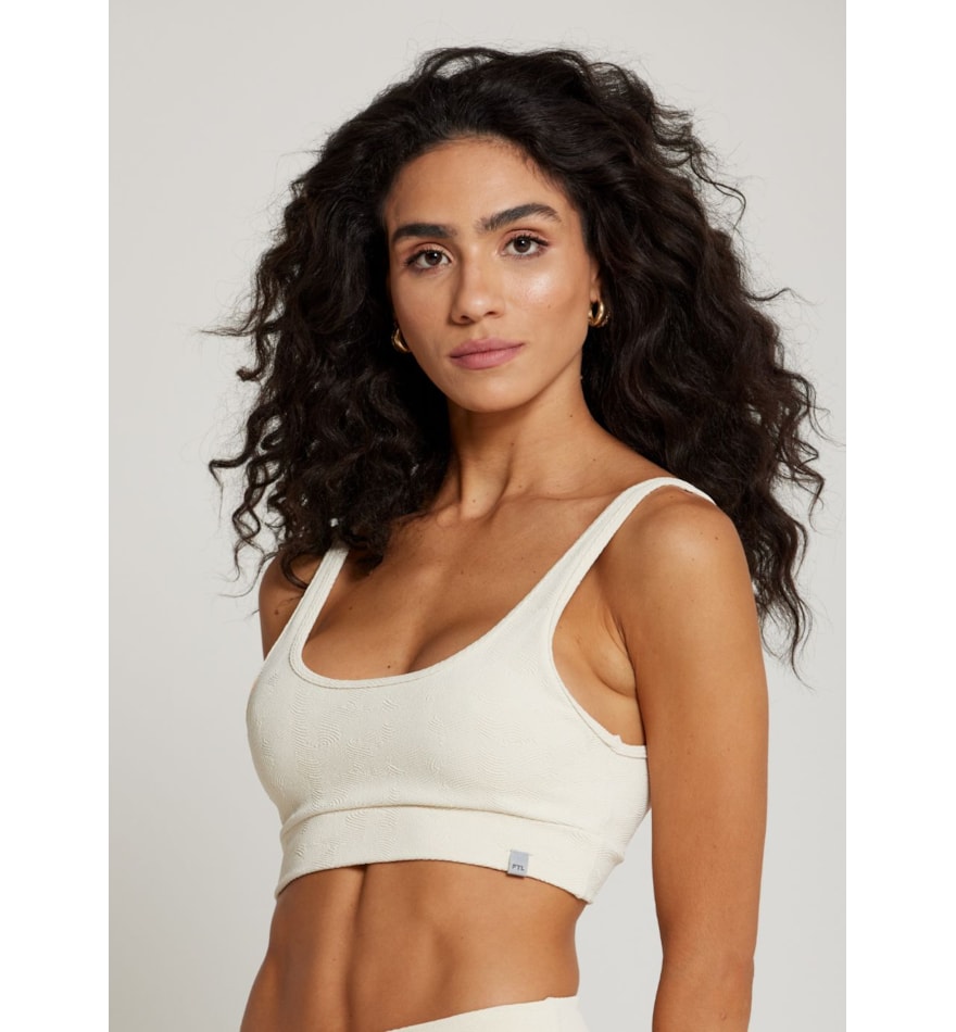 TOP TEXTURA MOOD JQ OFF WHITE COM BOJO REMOVÍVEL