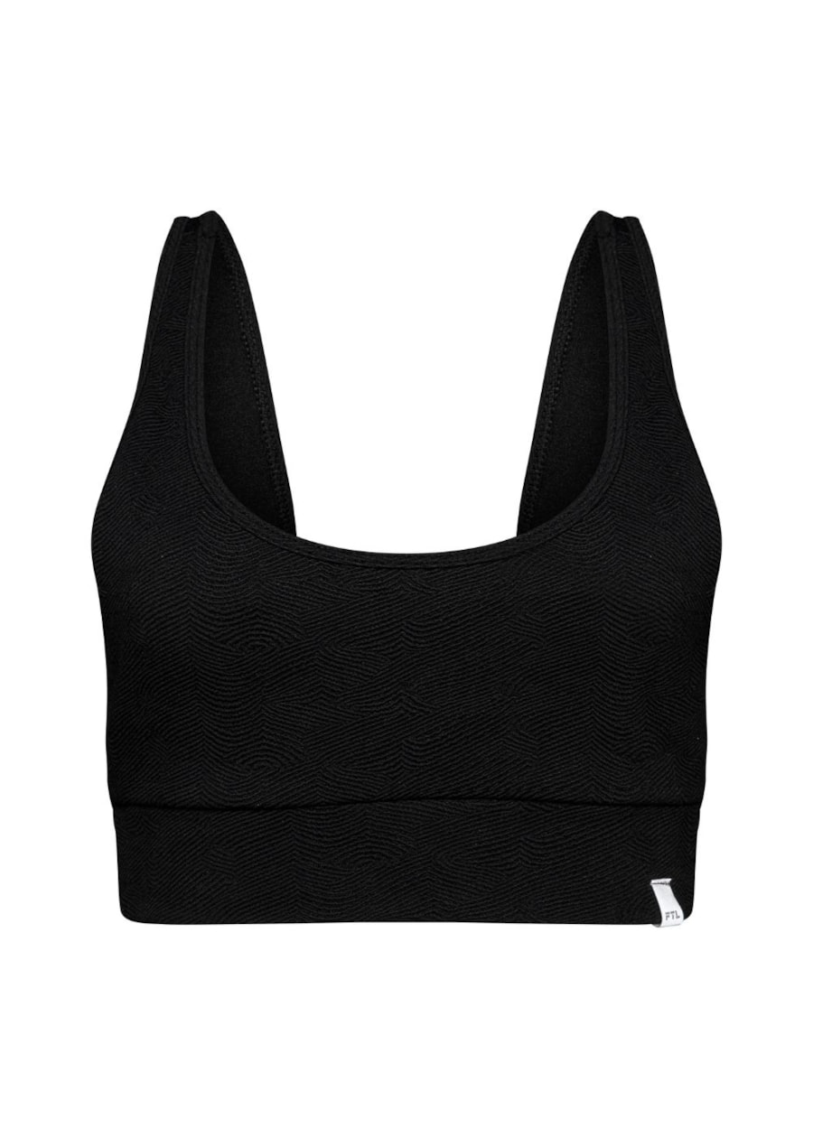 TOP TEXTURA MOOD JQ PRETO COM BOJO REMOVÍVEL