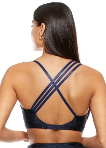 TOP TEXTURIZADO CREATIVE AZUL MARINHO COM BOJO REMOVIVÉL