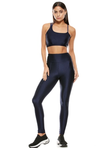 TOP TEXTURIZADO CREATIVE AZUL MARINHO COM BOJO REMOVIVÉL