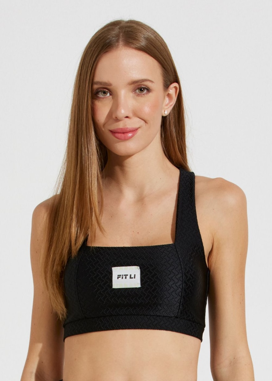 TOP TEXTURIZADO DECOTE QUADRADO NOTRE DAME PRETO TOP TEXTURIZADO DECOTE QUADRADO NOTRE DAME PRETO