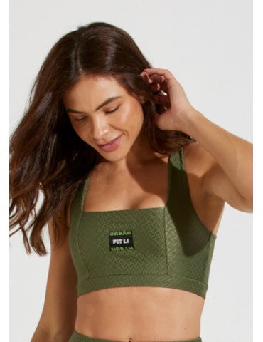 TOP TEXTURIZADO DECOTE QUADRADO NOTRE DAME VERDE MILITAR TOP TEXTURIZADO DECOTE QUADRADO NOTRE DAME VERDE MILITAR
