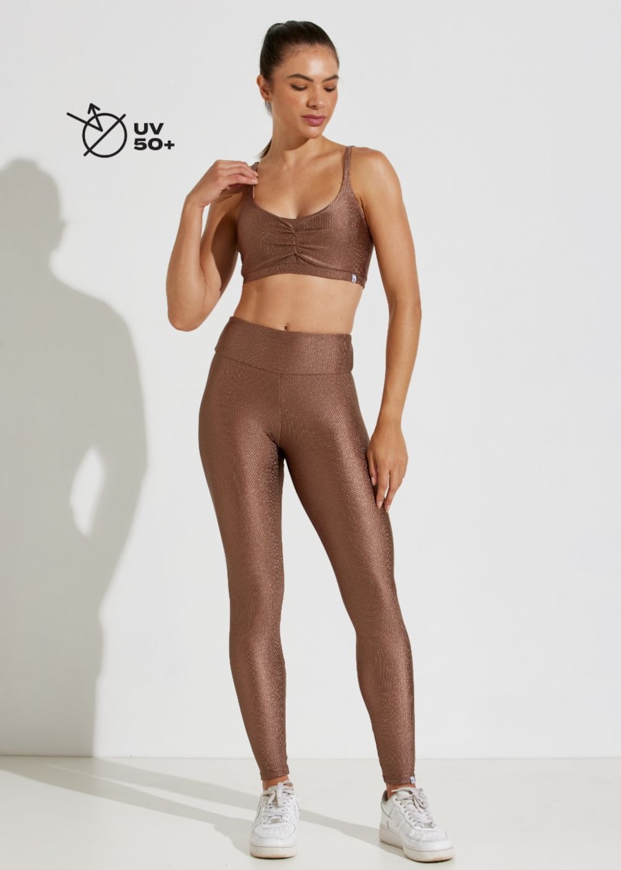 TOP TEXTURIZADO VIBRATI_ON MARROM