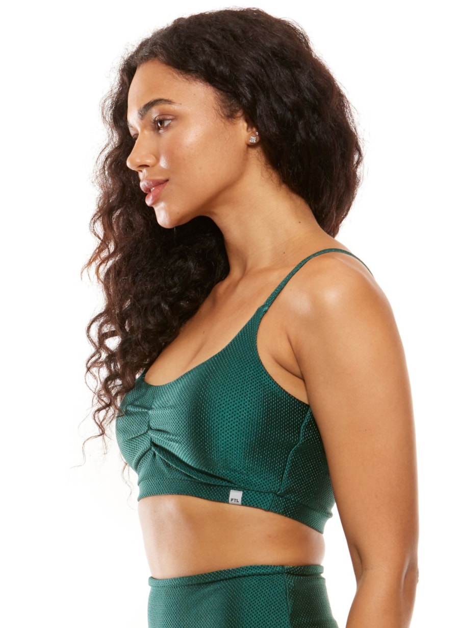 TOP TEXTURIZADO VIBRATI_ON VERDE ESCURO