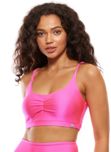 Produto TOP VIBRATI_ON ROSA NEON
