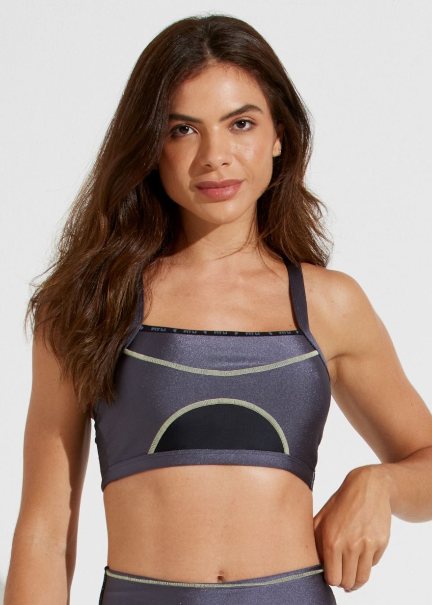 TOP VOYAGE CINZA GRAFITE COM BOJO REMOVÍVEL TOP VOYAGE CINZA GRAFITE COM BOJO REMOVÍVEL