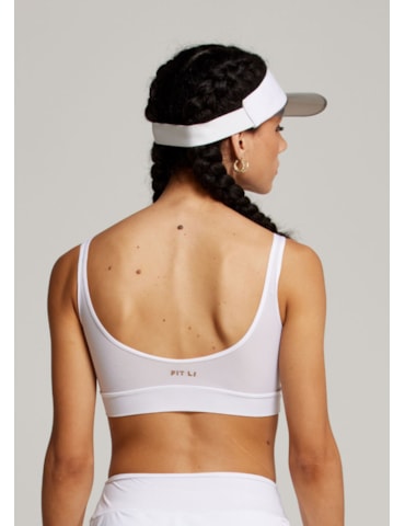 TOP WELNESS BRANCO COM BOJO REMOVÍVEL TOP WELNESS BRANCO COM BOJO REMOVÍVEL