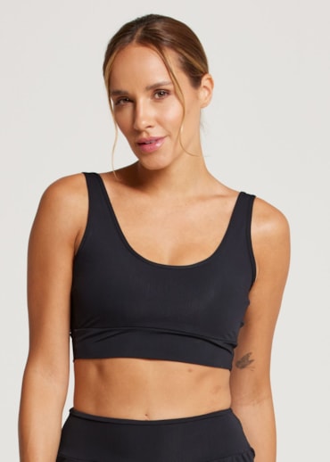 Produto TOP WELNESS PRETO COM BOJO REMOCÍVEL