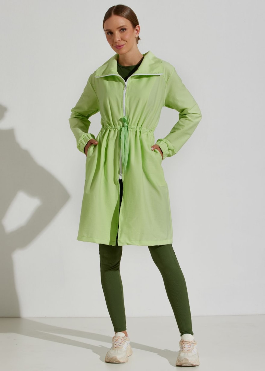 TRENCH COAT BONJOUR GUACAMOLE TRENCH COAT BONJOUR GUACAMOLE