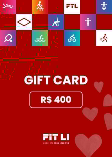 VALE PRESENTE R$ 400,00