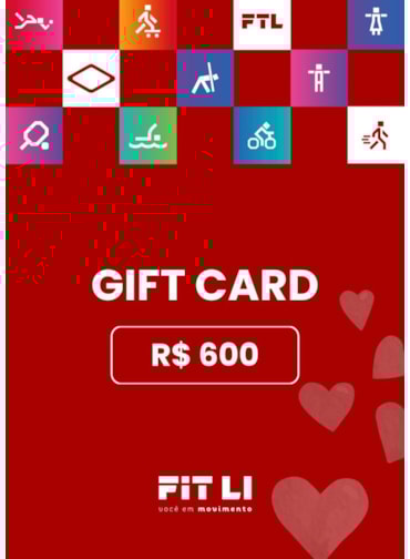 VALE PRESENTE R$ 600,00
