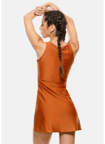 VESTIDO HIT MARROM