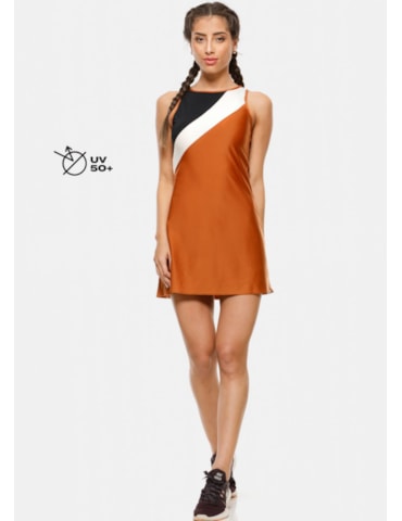 VESTIDO HIT MARROM